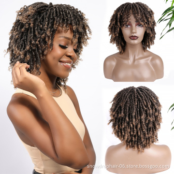 Dropshipping Wholesale Afro Dreadlocks Goddess Wigs Premium Cheap Synthetic Wigs Heat Resistant Synthetic Hair Wigs